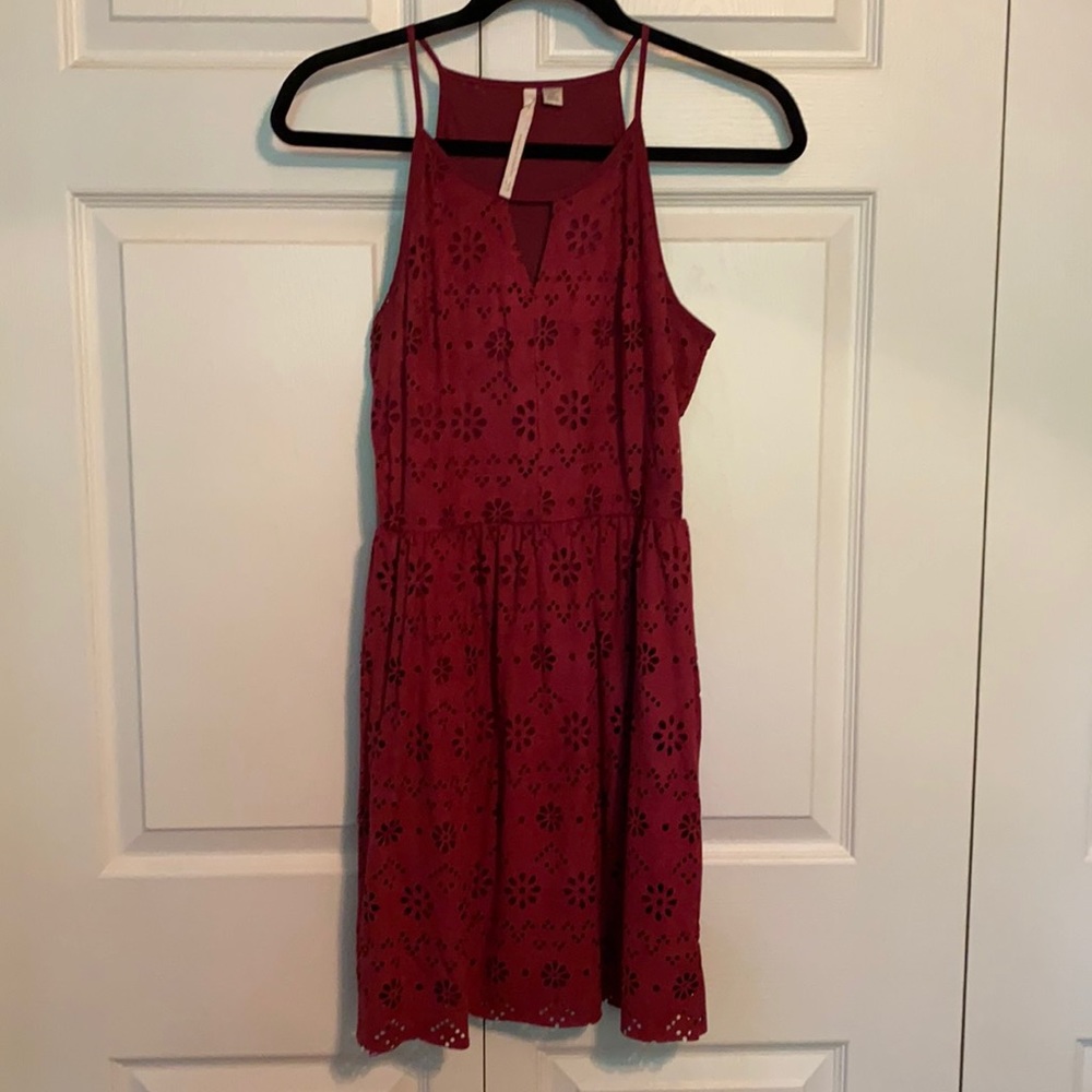 Maroon Lauren Conrad dress. Size XS
